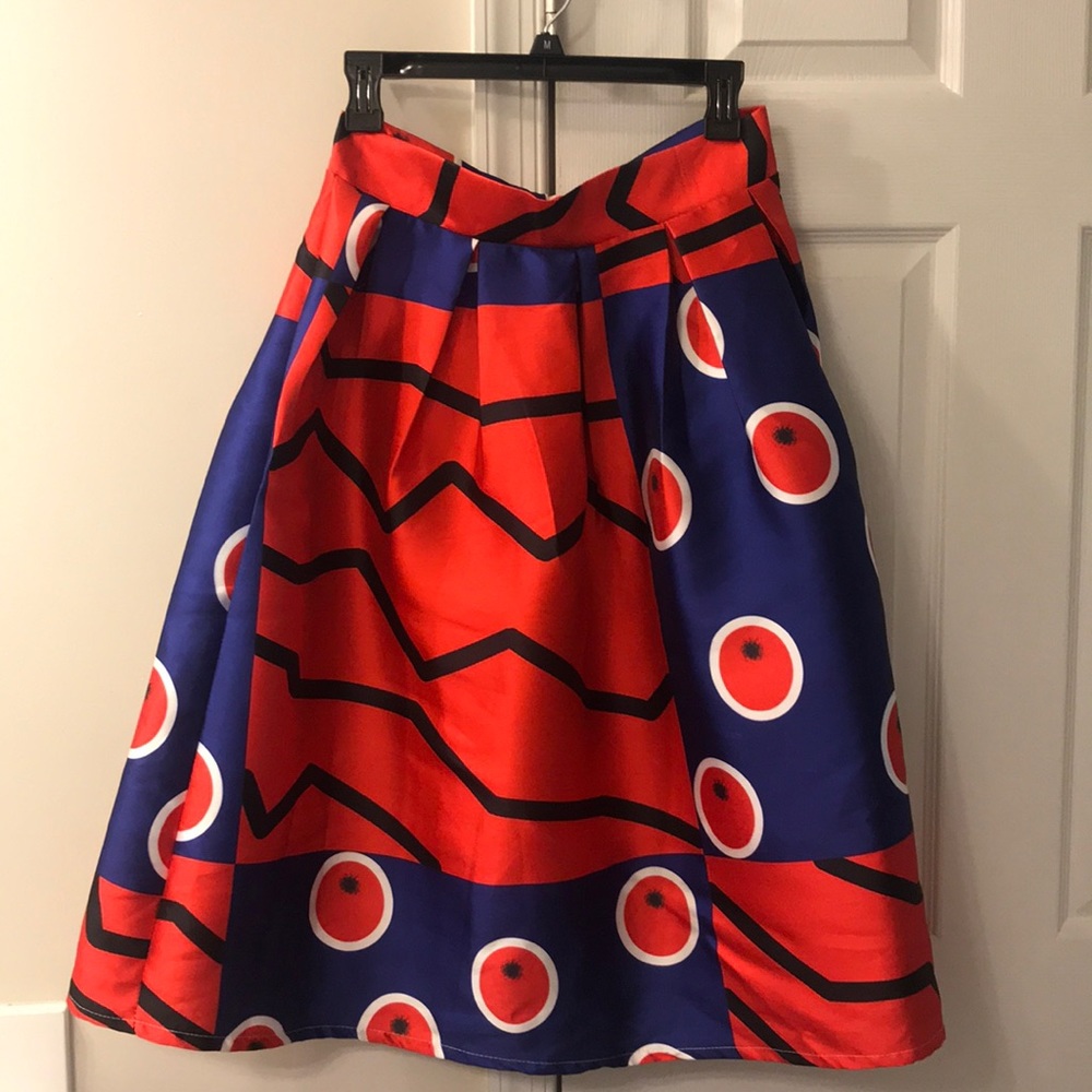 Beautiful Abstract Printed Skirt